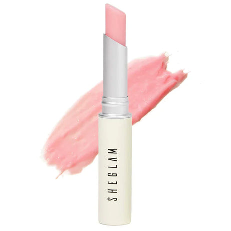 "Sheglam pink lip balm, nourishing lip balm, tinted lip balm, moisturizing lip balm, soft lips, lip care"
