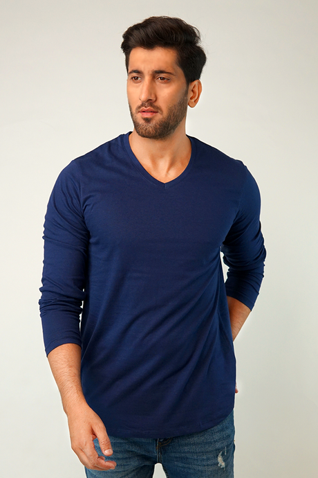 Premium Calamity V-Neck Full Sleeve T-Shirt - Enhance Your Casual Wardrobe!