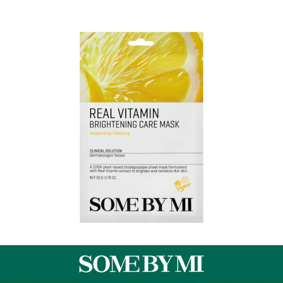 SOMEBYMI Real Vitamin Brightening Care Mask for glowing skin