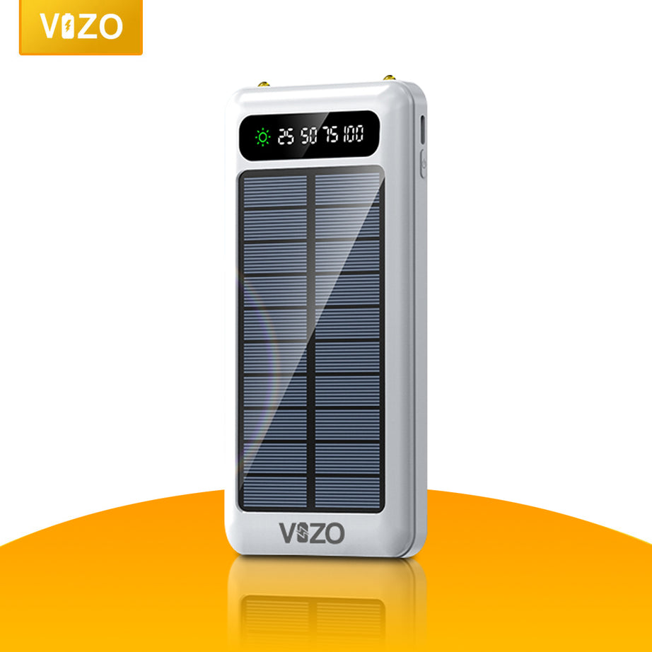 VIZO SOLAR1 10000mAH Power bank with Digital Display