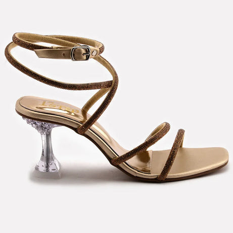 gold sandals heels, gold strappy sandals, kitten heel