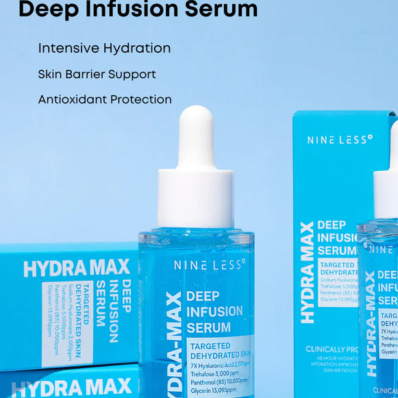 Nine Less Hydra Max Deep Infusion Serum for intense hydration