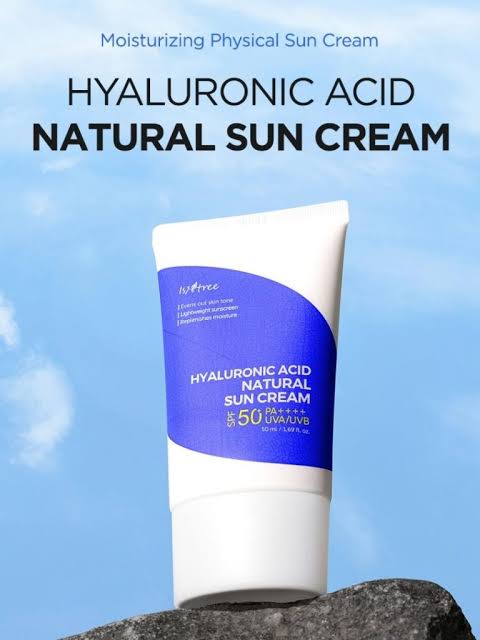 Isntree Hyaluronic Acid Natural Sun Cream for UV Protection