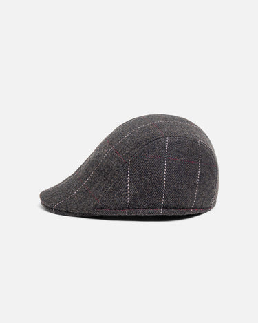 , Dark brown flat cap, Furorjeans cap