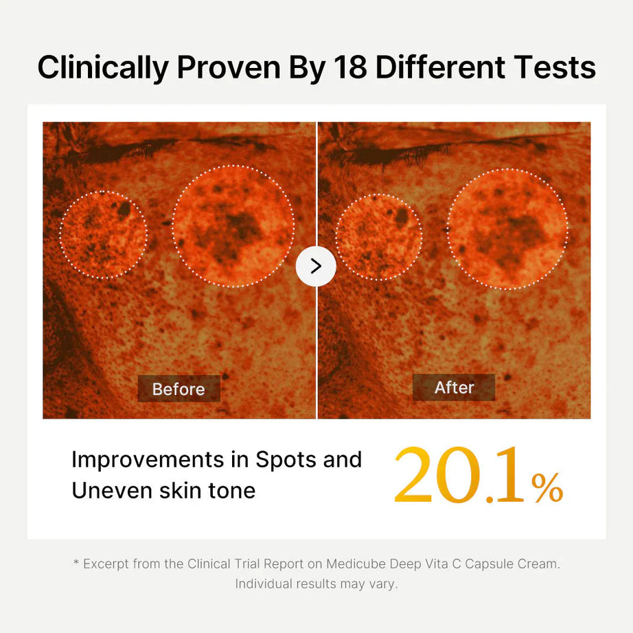 Medicube Deep Vita C Capsule Cream for Bright & Glowing Skin