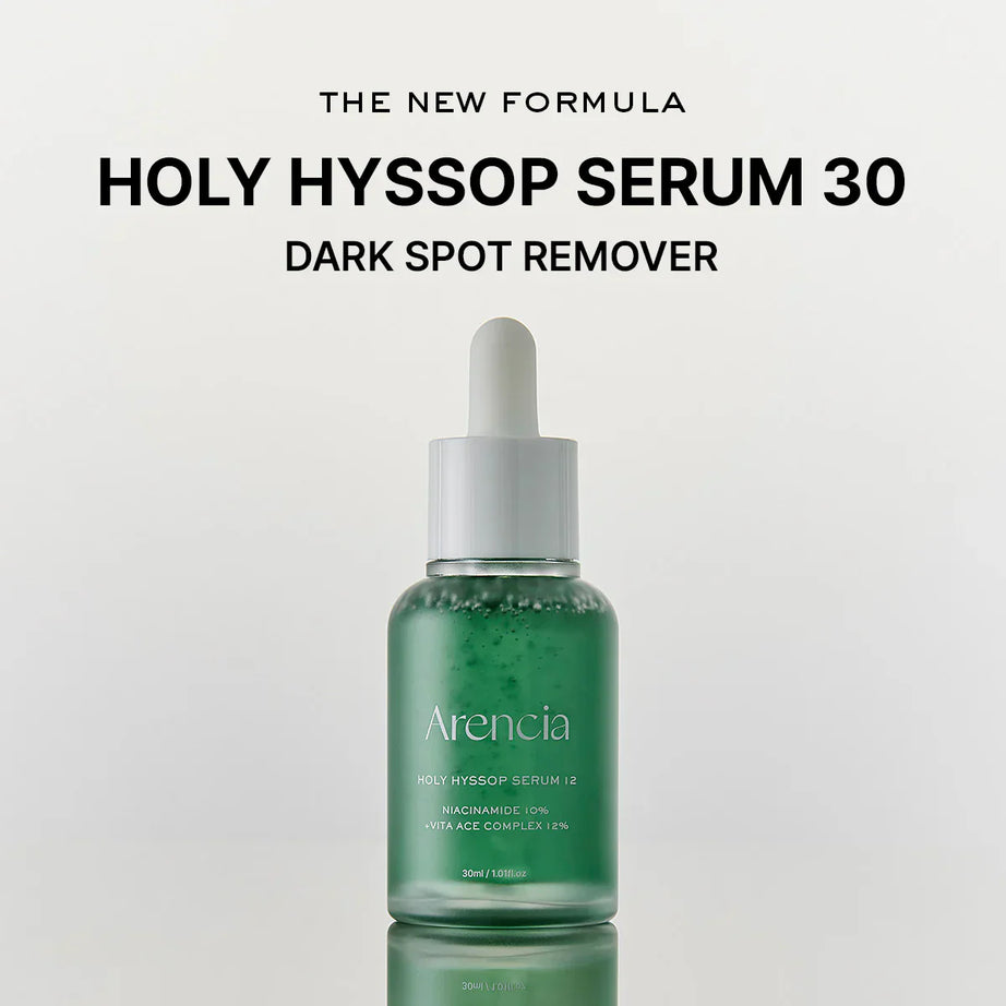 Arencia Holy Hyssop Glow Serum 12 30ml for radiant skin