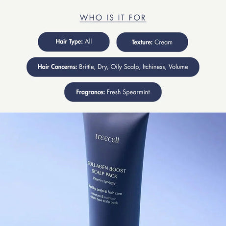 Treecell Collagen Boost Scalp Pack for healthy hair