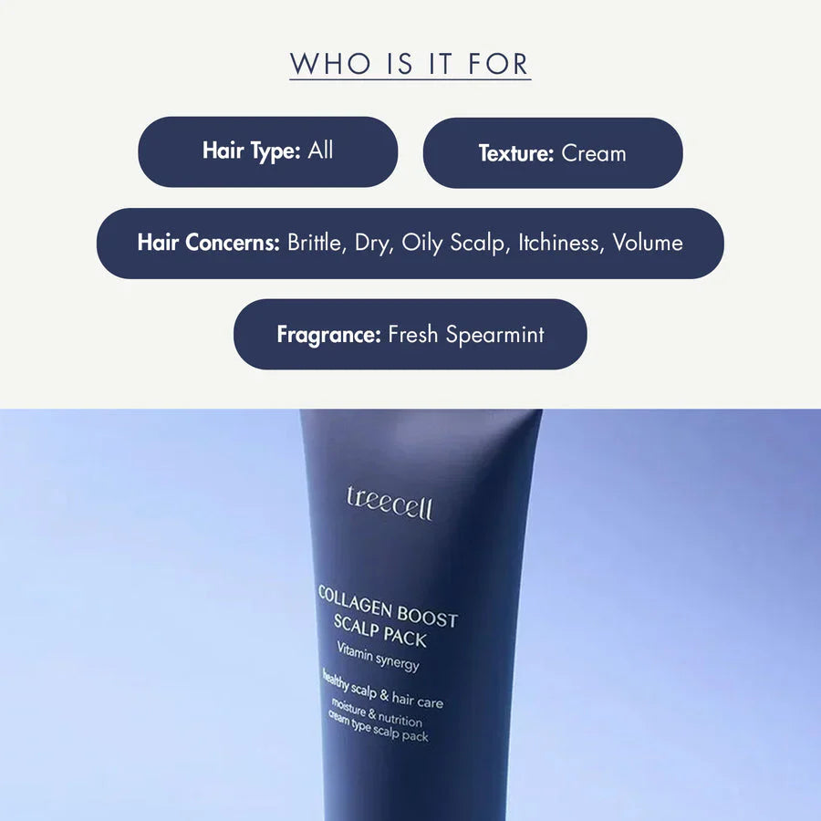 Treecell Collagen Boost Scalp Pack for healthy hair