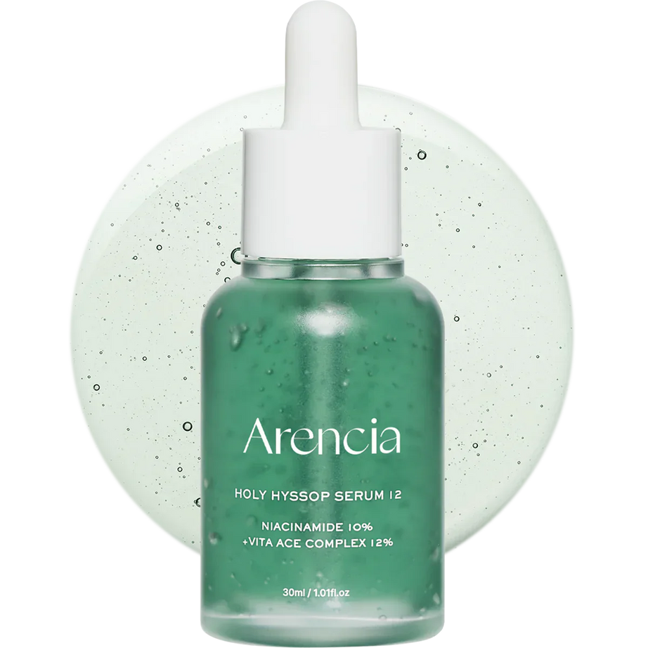 Arencia Holy Hyssop Glow Serum 12 30ml for radiant skin