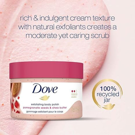 Dove Pomegranate Seeds & Shea Butter Exfoliating Body Polish