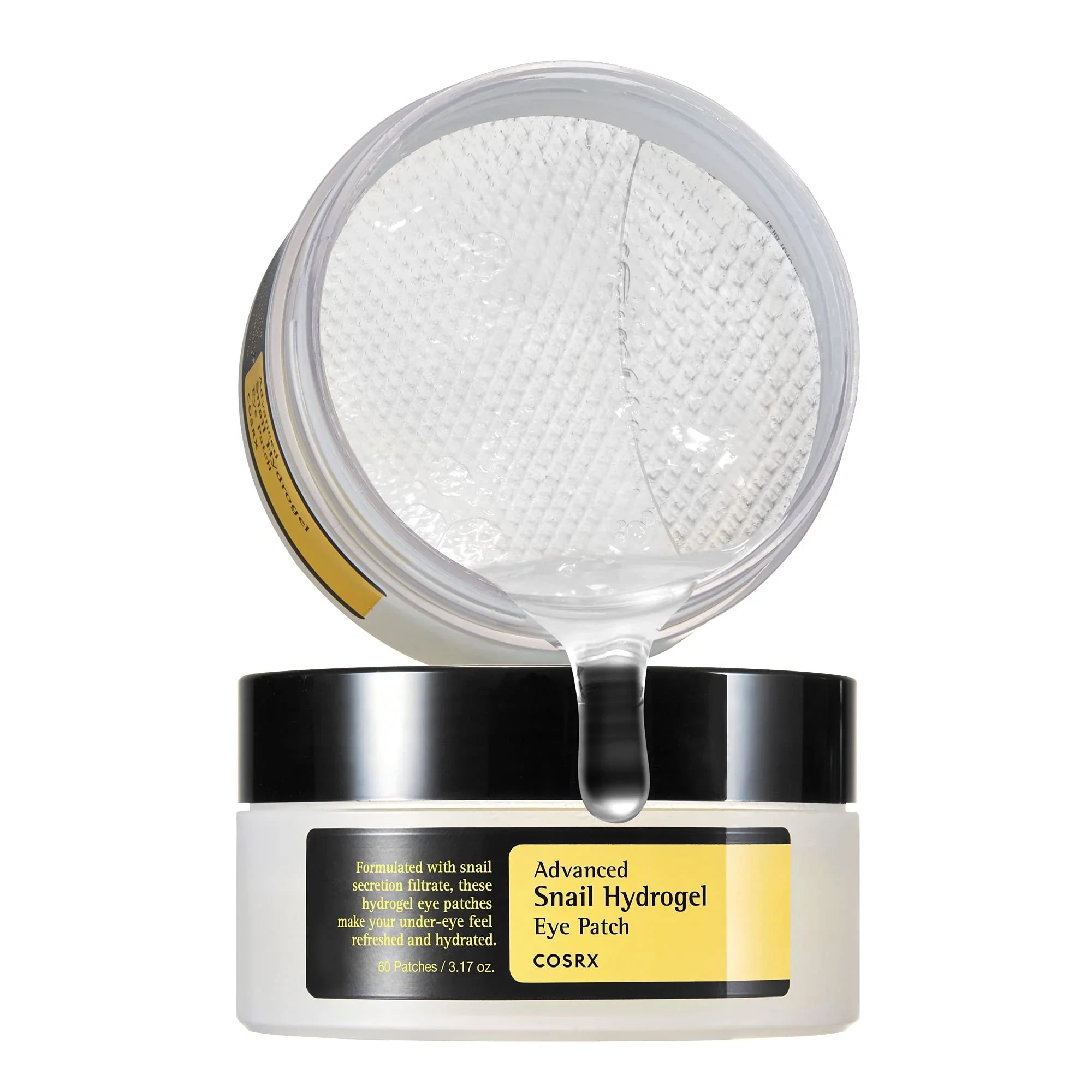 "COSRX, snail hydrogel eye patches, under-eye patches, brightening eye patches, skincare, hydrating eye patches"