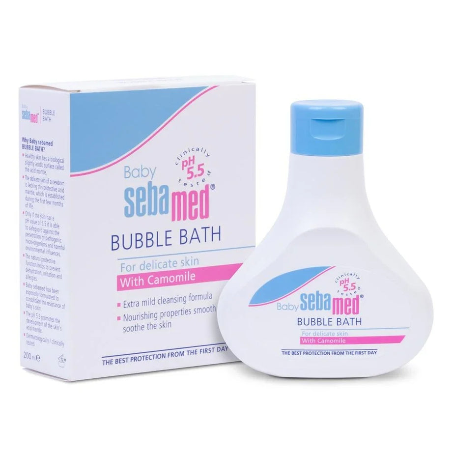 Sebamed Baby Bubble Bath – 200ml for Fun, Gentle Bathing