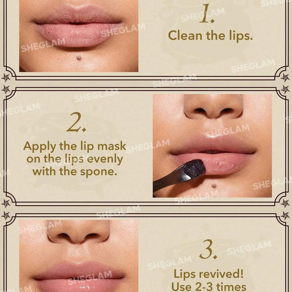 "Sheglam lip mask, Harry Potter lip mask, nourishing lip mask, lip care, moisturizing lip treatment, restorative lip mask"