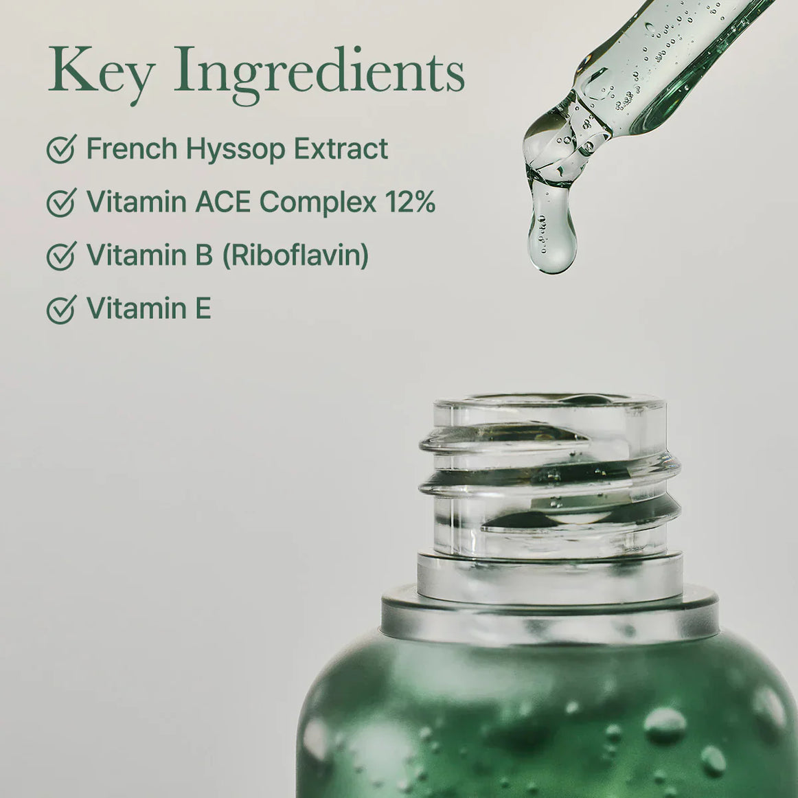 Arencia Holy Hyssop Glow Serum 12 30ml for radiant skin