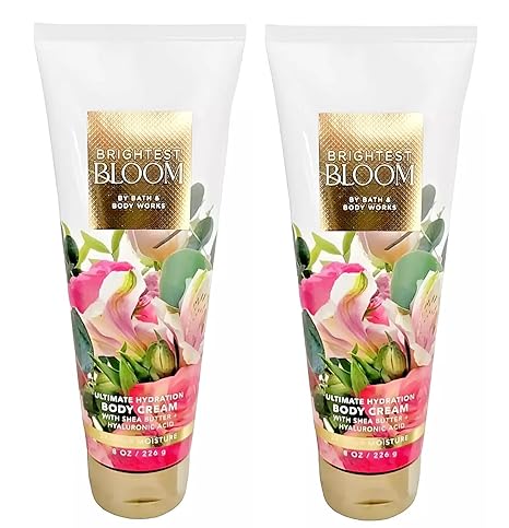 Bath & Body Works Brightest Bloom Body Cream (226g) for soft, fragrant skin