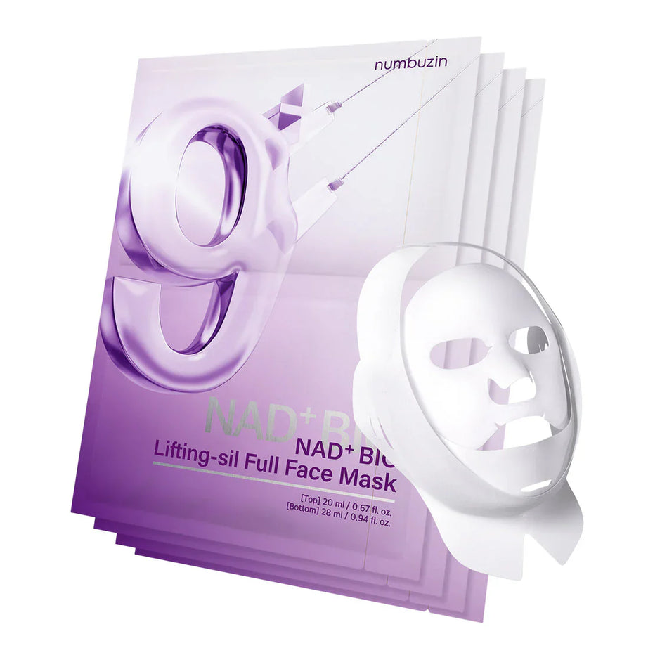 "Numbuzin Bio Lifting Mask, anti-aging mask, facial mask, lifting mask, rejuvenating skincare, K-beauty, full cover mask"