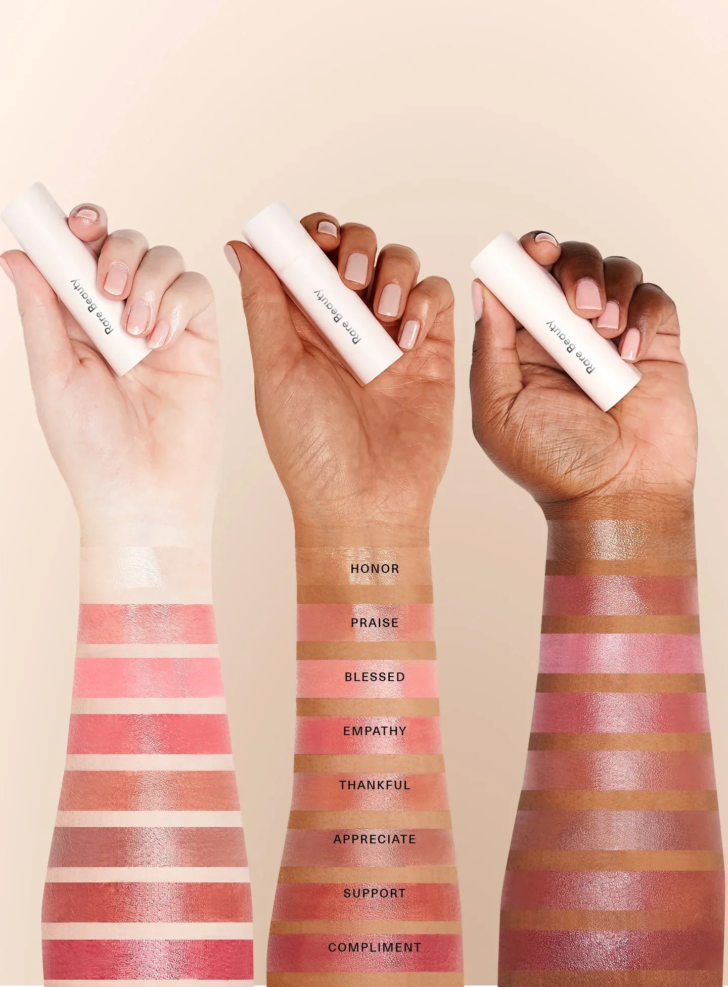 Rare Beauty With Gratitude Dewy Lip Balm for soft and hydrated lips