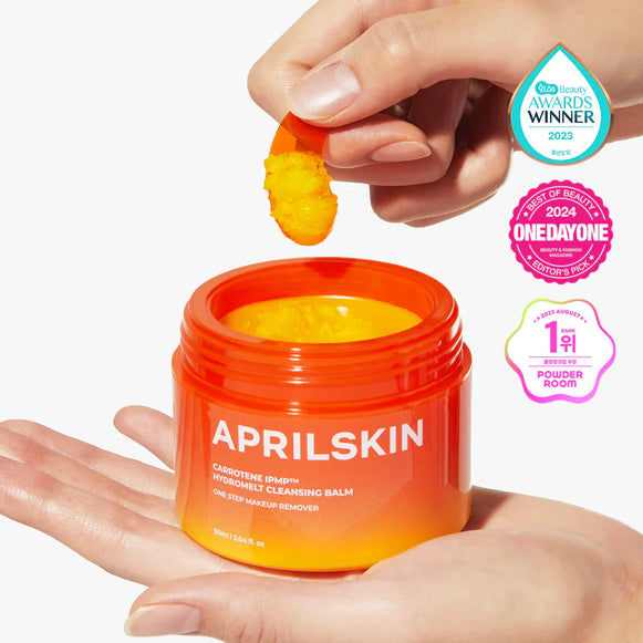 "Aprilskin Carrotene, IPMP, Cleansing Balm, hydrating cleanser, detoxifying balm, Korean skincare"