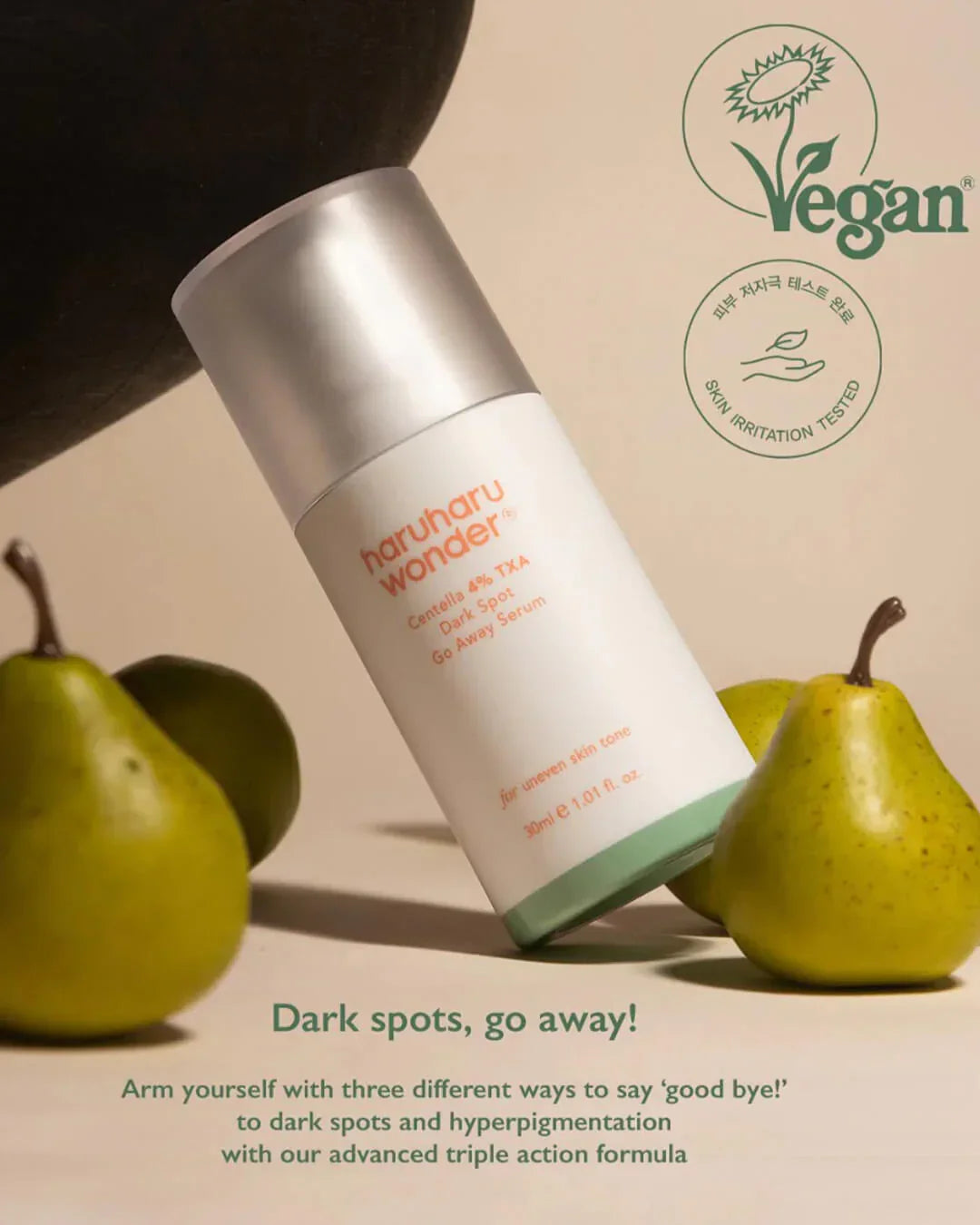 Haruharu Wonder Centella 4% TXA Dark Spot Go Away Serum for clear skin