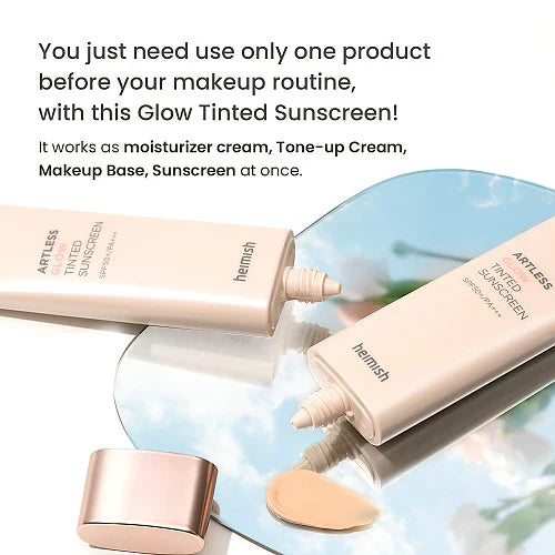 heimish Artless Glow Tinted Sunscreen Shine Beige SPF50+ PA+++ 40ml