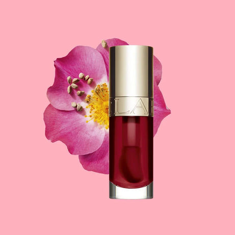 "Clarins Lip Oil, lip comfort oil, nourishing lip oil, hydrating lip product, lip balm, soft lips, lip care"