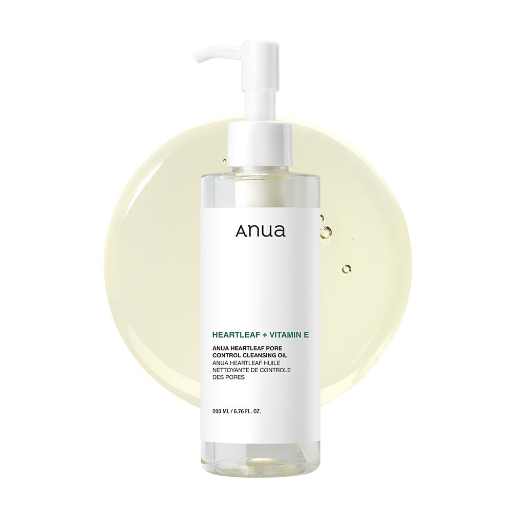 "Anua Heartleaf, Pore Control, Cleansing Oil, Korean skincare, pore cleanser, deep cleansing oil, skin care"