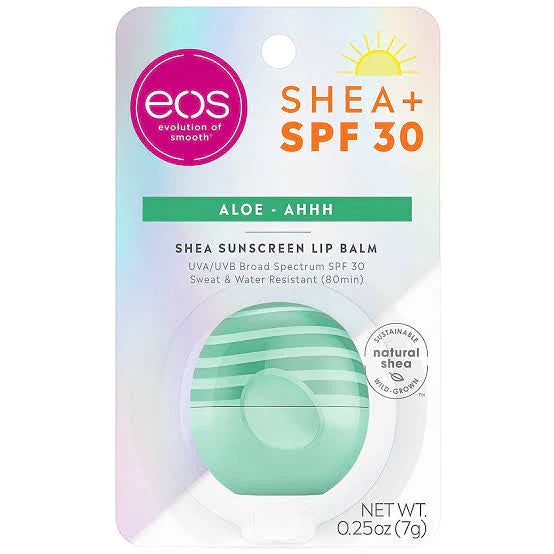 EOS Shea SPF 30 Aloe Lip Balm Sphere for Sun Protection