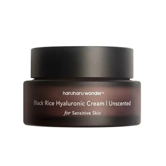"Haruharu Black Rice, hyaluronic cream, unscented cream, moisturizing cream, hydration cream, Korean skincare"