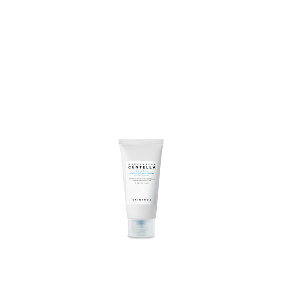 Skin 1004 Hyalu-Cica Water-Fit Sun Serum SPF50+ PA++++ 15ml Mini for sun protection