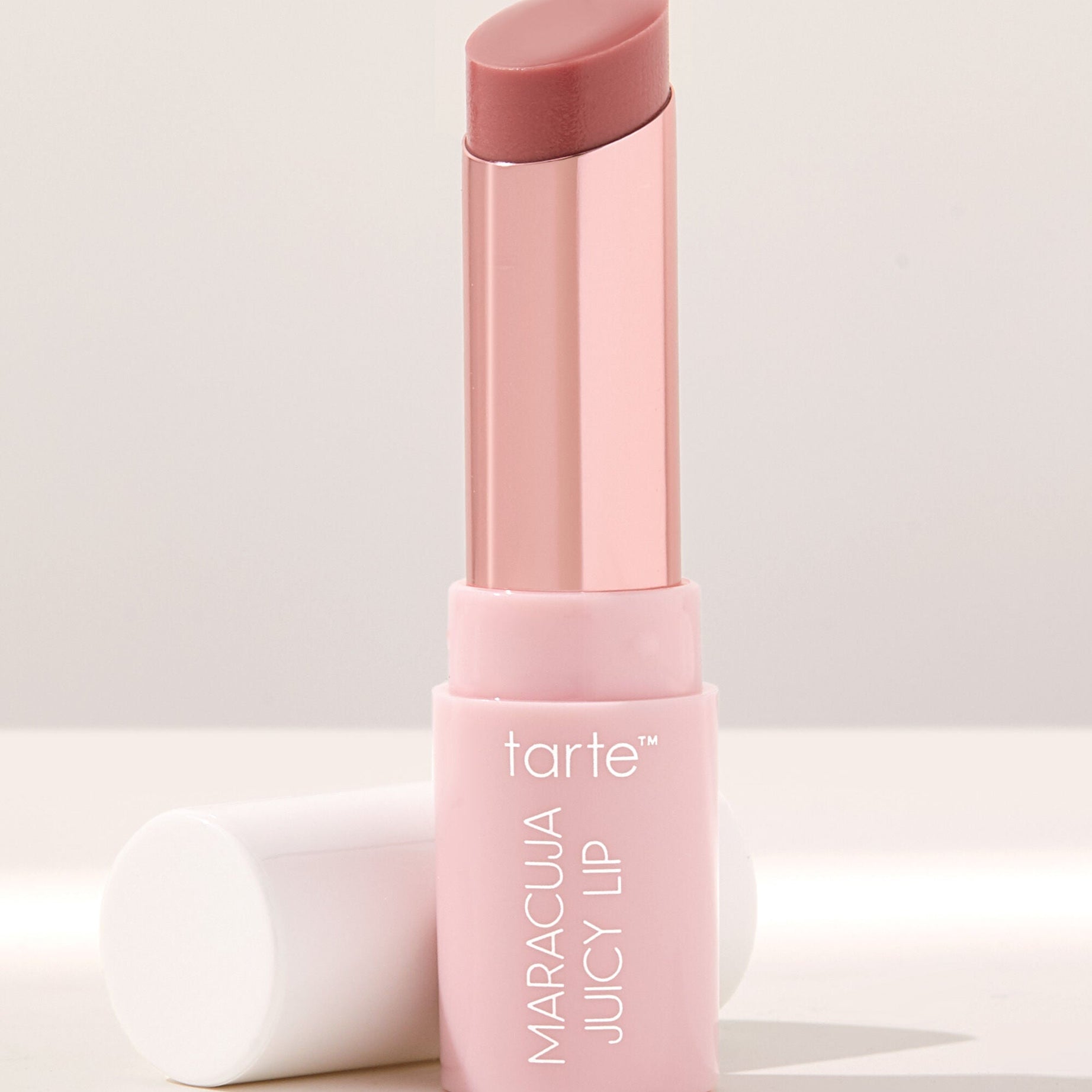 Tarte Maracuja Juicy Lip Balm in Rose for smooth lips