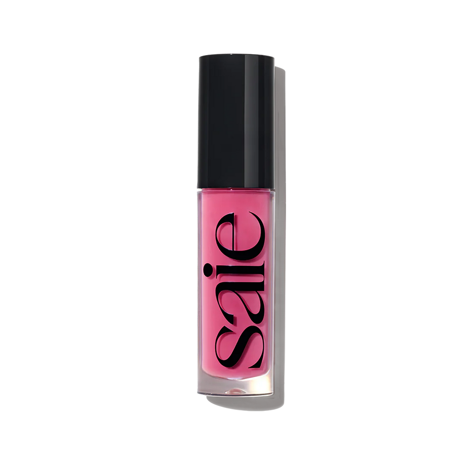 Saie Glossy Bounce Hydrating Lip Oil for smooth, glossy lips