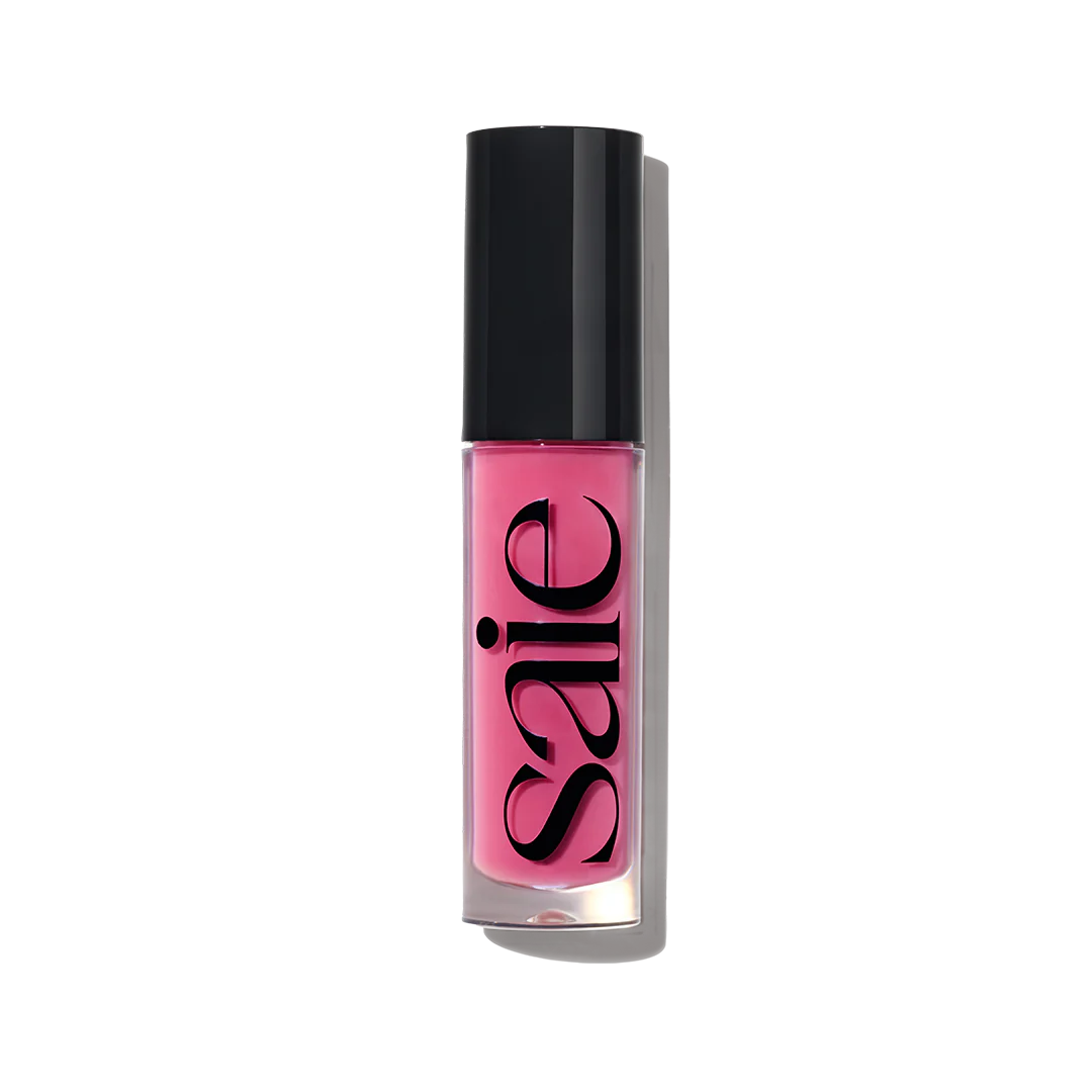 Saie Glossy Bounce Hydrating Lip Oil for smooth, glossy lips