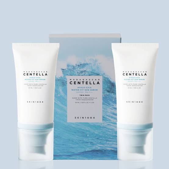 Skin1004 Madagascar Centella Hyalu-Cica Water-Fit Sun Serum 50ml Single Piece for sun protection