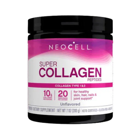 Neocell Super Collagen Peptides, Unflavored – 7oz for Skin and Joint Health