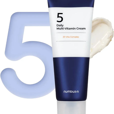 "Numbuzin Multi-Vitamin Cream, vitamin cream, nourishing skincare, daily moisturizer, revitalizing cream, K-beauty"