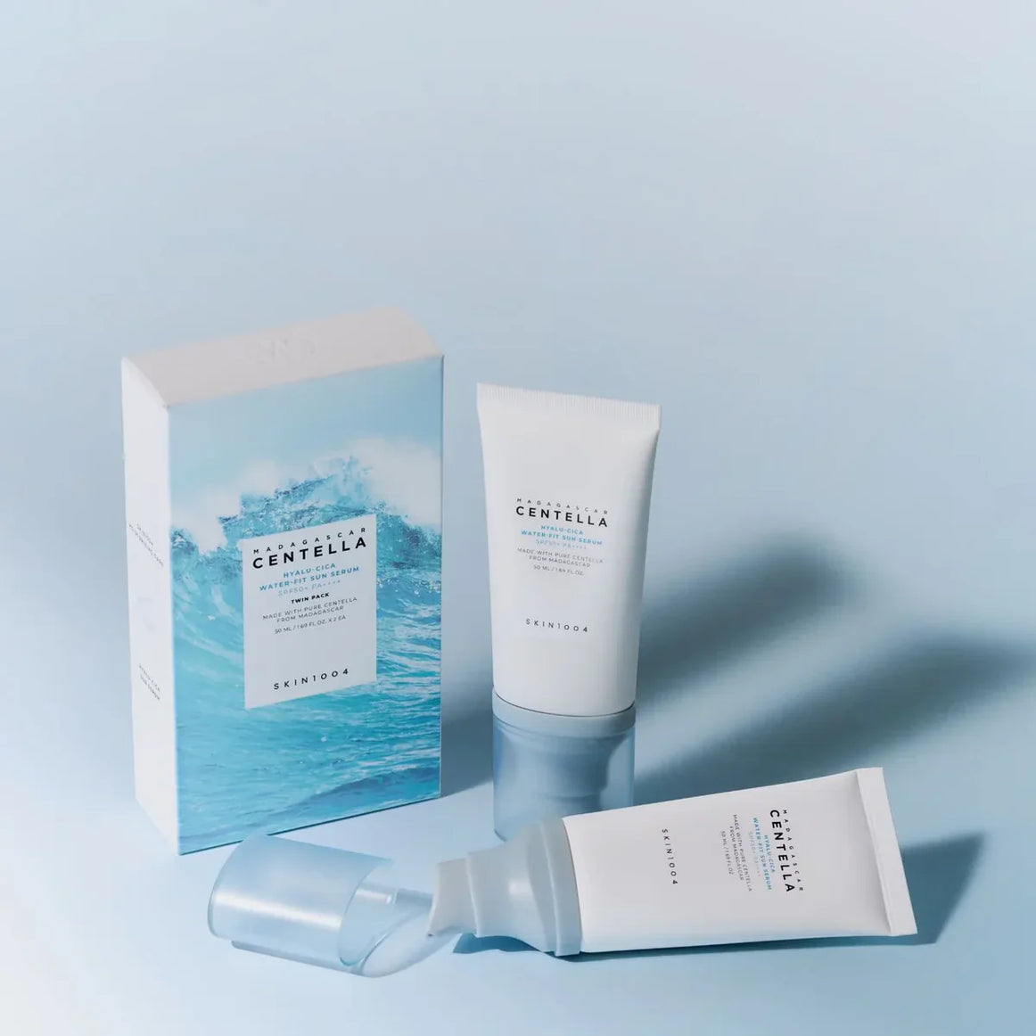 Skin1004 Madagascar Centella Hyalu-Cica Water-Fit Sun Serum 50ml Single Piece for sun protection