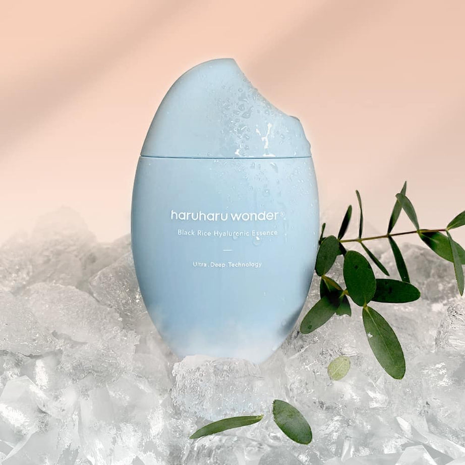 Haruharu Black Rice Hyaluronic Essence for deep hydration and smooth skin