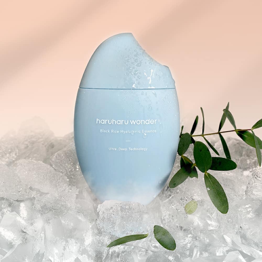 Haruharu Black Rice Hyaluronic Essence for deep hydration and smooth skin