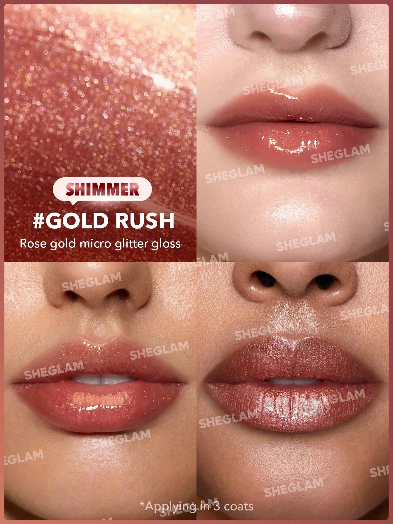 "Sheglam lip plumper, shimmer lip gloss, plumping gloss, shiny lip gloss, lip care, perfect pout"
