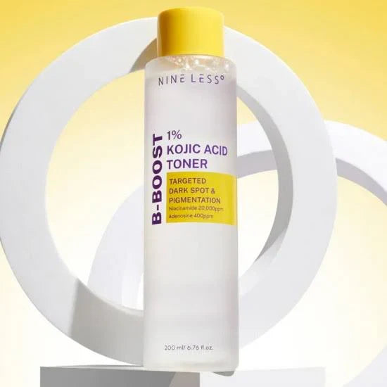Nine Less B-Boost 1% Kojic Acid Toner for glowing skin