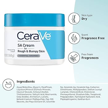 CeraVe SA Cream for Rough & Bumpy Skin 340g