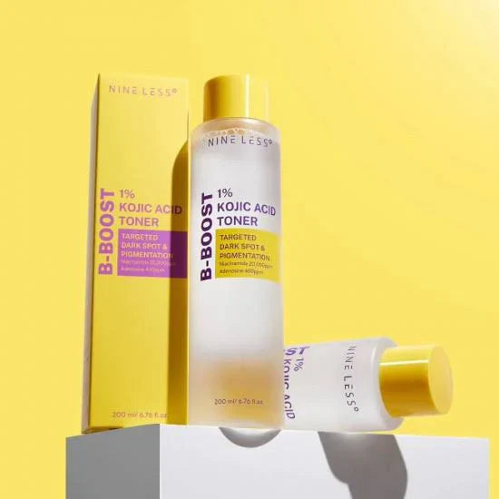 Nine Less B-Boost 1% Kojic Acid Toner for glowing skin
