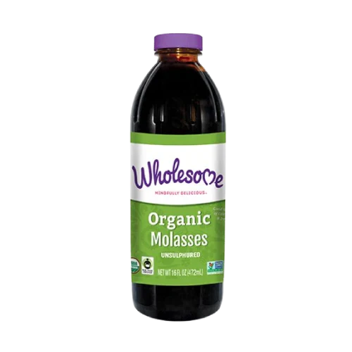 Wholesome Organic Blackstrap Molasses 472ml for health benefits