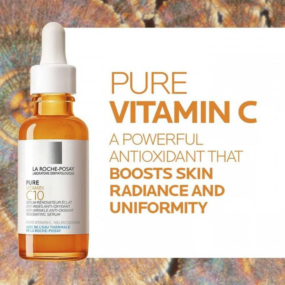 La Roche Posay Pure Vitamin C10 Serum for glowing, youthful skin