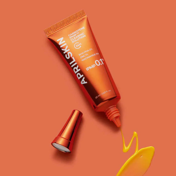"April Skin Carrotene, IPMP, Acne Solution, Skin Clearing Solution, Korean skincare, acne treatment"