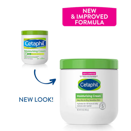 "Cetaphil Moisturizing Cream, dry skin cream, sensitive skin, face & body moisturizer, hydrating cream, skincare"