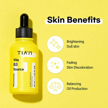 "Tiam Vitamin B3, brightening serum, even skin tone, dark spot serum, radiant skin, Niacinamide serum"