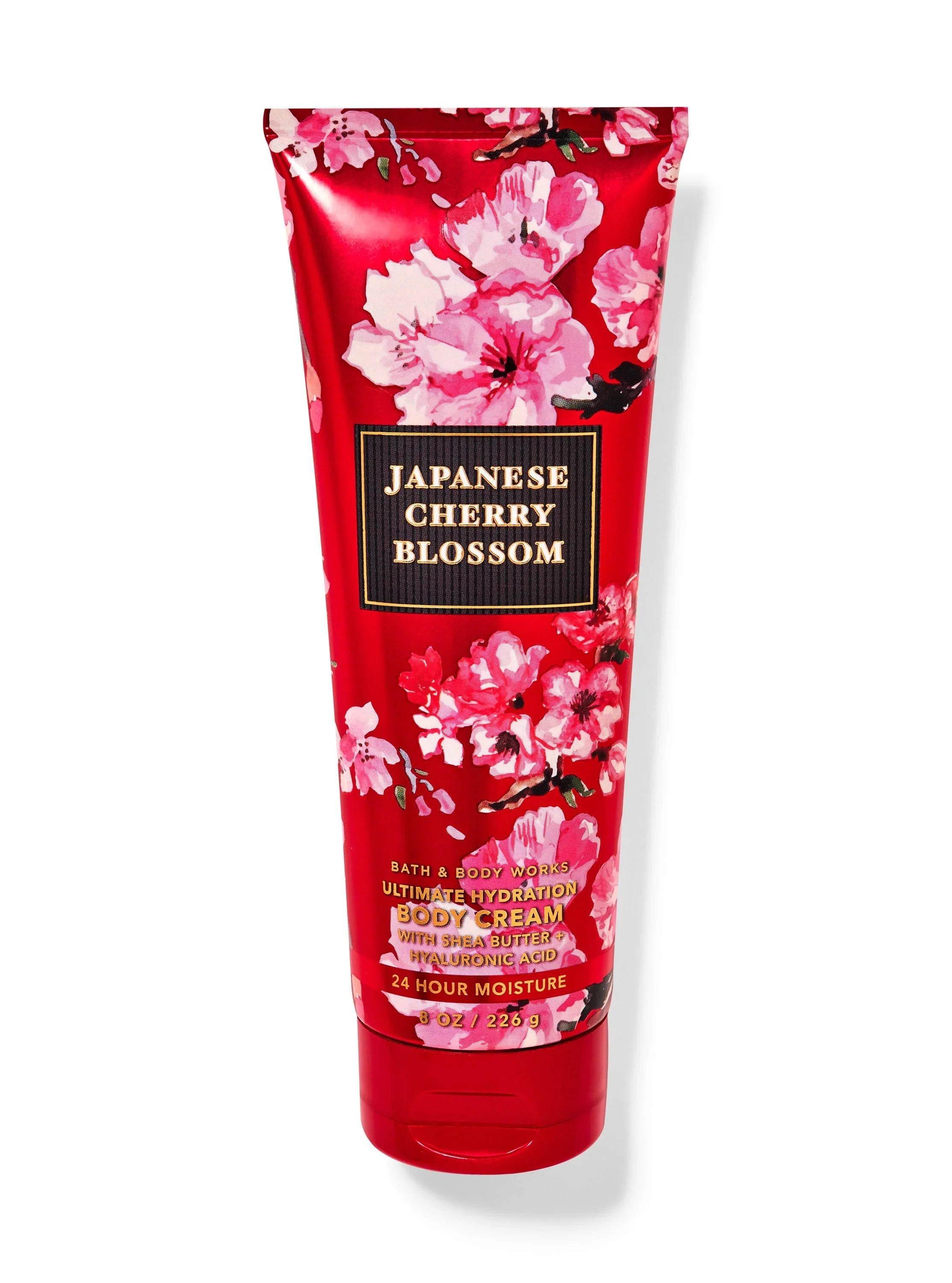Bath & Body Works Japanese Cherry Blossom Body Cream (226g) for fragrant skin