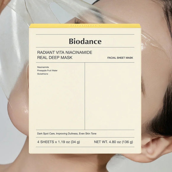 Buy Biodance Radiant Vita Niacinamide Real Deep Mask for Radiance