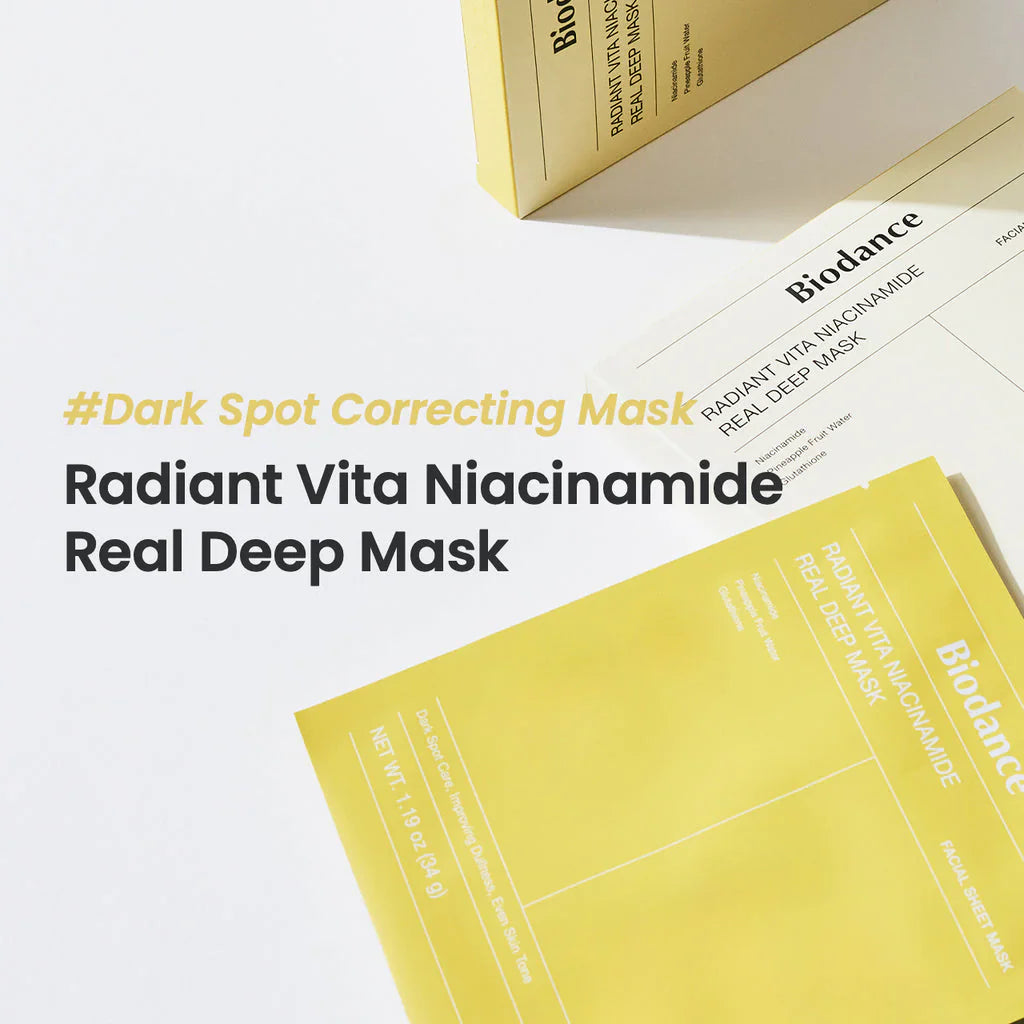 Buy Biodance Radiant Vita Niacinamide Real Deep Mask for Radiance